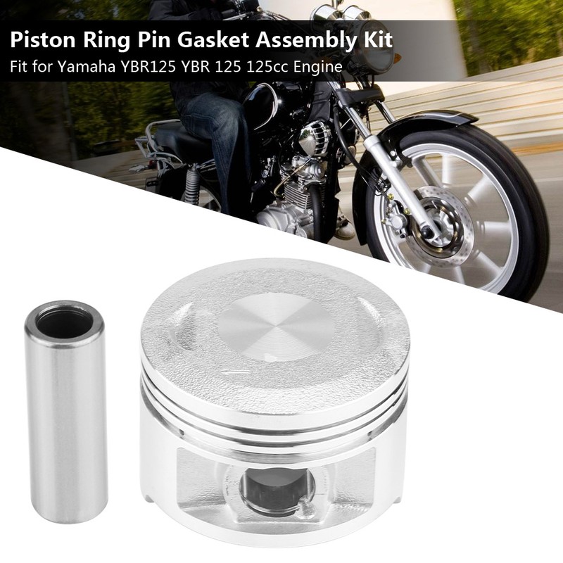 Motorcycle Piston Ring Pin Gasket Assembly Kit Set for Yamaha