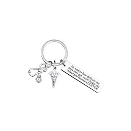 VALAFO Gift for Doctor Women Keychain Male Men Female Key Chains Best Doctor Present Female Doctors Jewelry Doctor Keychain