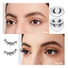 Set De Pestañas Postizas Magnéticas 2 Pares, Con Pinzas