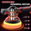Cordless Car Buffer Polisher kit w/ 2x2000mAh 21V Batteries, 6