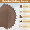Silunkia 60 Sheets Coffee Color Cardstock 8.5 x 11 Heavyweight