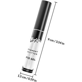 Lurrose Primer de Ojos, Gel de Base para Maquillaje y Pegamento Brillantina, 2 Piezas para Cosméticos de Mujeres, Sombra de Ojos Duradera