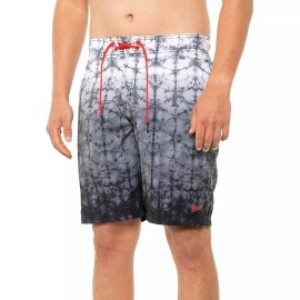 Speedo Bondi Men's Swim Boardshorts Medium Black White UPF 50 Inseam 9” MSRP$56