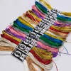 22 Skeins Glitter Embroidery Floss Cross Stitch Thread Metallic Embroidery
