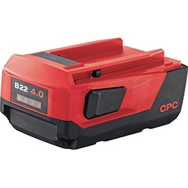 HILTI Battery Pack Rechargeable 22 Volt B22 4.0 22V - Light and Compact High-Power 22V 4.0 Ah Li-ion Battery, Power Tool Battery for Maximum Working Convenience
