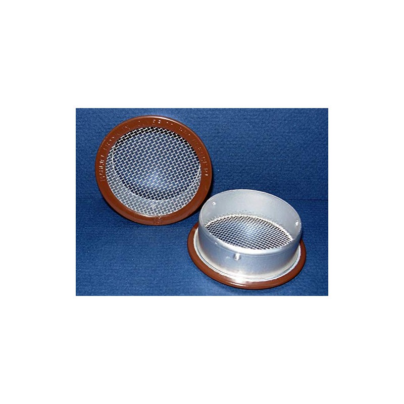 2.5" Round Open Screen Vent - Brown - Package of