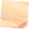 KONTONTY Round Wooden Stool Seat Replacement Sturdy Rubberwood Top for