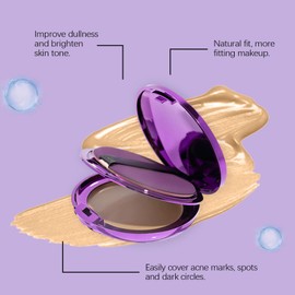 Face & Body Concealer-Palette mit natürlichen Farben, Spiegel und Schwämmchen – Make-up für Gesicht und Körper mit voller Deckkraft – korrigiert Augenringe, Hautunreinheiten und Tätowierungen