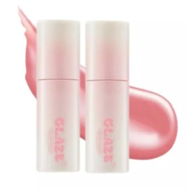 Black Rouge 블랙루즈 츄이 글레이즈 립틴트 GZ01 피치블라썸X2개 Black Rouge Chuuie Glaze Lip Tint GZ01 Peach Blossom X2 pcs
