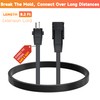 Okin 8.2 ft (2.5m) Extended AC Power Cord, Replacement Power
