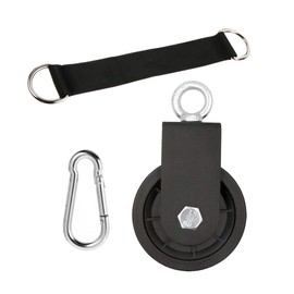 GRIRIW 1 Set Fitness Pulley System Silent Lifting Bearing for Cable Training Durable Gym Equipment for Triceps Back and Arm Workouts Rotating Fixed Pulley