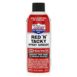 Lucas Oil 11025 Red N Tacky Easy Grip Aerosol Spray - 11 Ounce (Pack of 12)