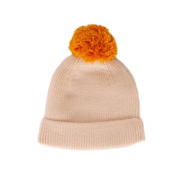 Acorn Kids Oslo Merino Ribbed Beanie (AU, Alpha, Small, Cream)