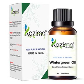 KAZIMA Wintergreen Essential Oil - 100% Pure Natural & Therapeutic Grade Oil For Skin care & Hair Care (30 ML)