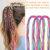 EIHI Pack of 30 Hair Strands for Braiding, Various Gradient