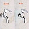 Waziaqoc 2 Pcs Wall Split Flange, ABS Square Self-Adhesive Escutcheon