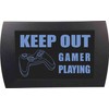 American Recorder 9" x 5.5""Keep Out Gamer Playing" LED Indicator