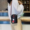 Bolso bandolera pequeño para teléfono móvil de piel sintética con