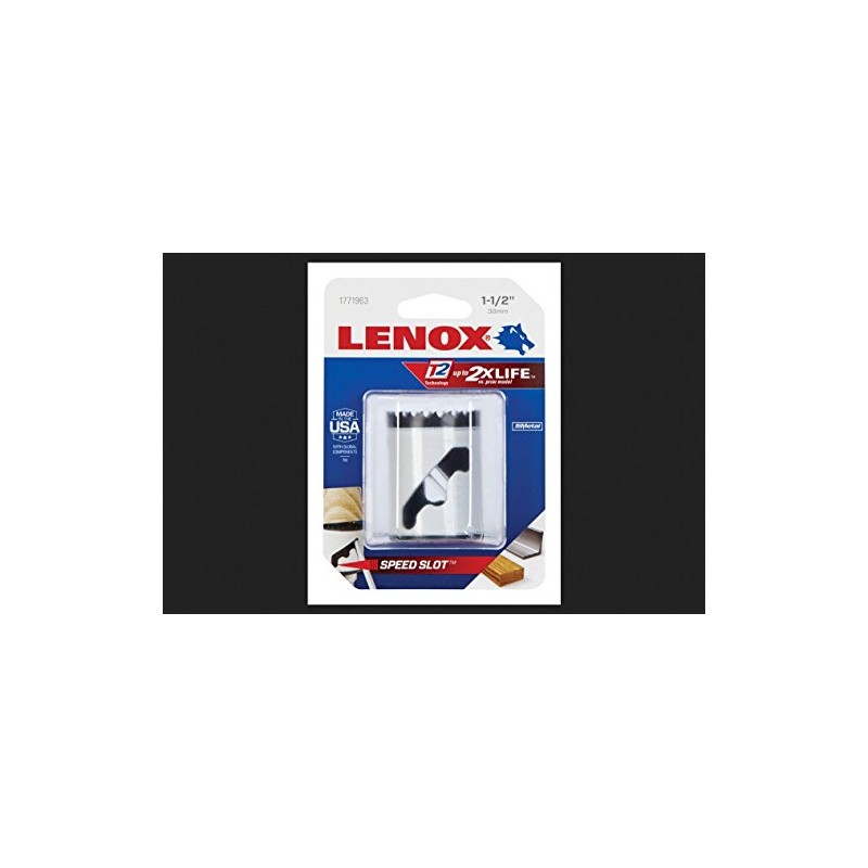 LENOX Tools Bi-Metal Speed Slot Hole Saw with T3 Technology,