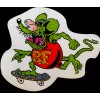RAT FINK STICKER 4“ X 3 1/4“ “SKATEBOARD BLUES” UV