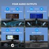 Voxlytic Wireless Car Stereo Carplay Screen for Car with 4K