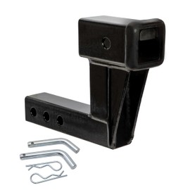EXTAI Extreme Max 5001.6512 Solid Shank Receiver Extension - 6" Rise, Includes Two Hitch Pins
