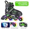 KAQINU Adjustable Inline Skates, Outdoor Inline Skates Roller with Full