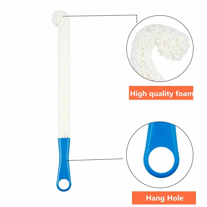 Wine Cleaning Brush Flexible Long Bottle Brush Cleaner for Wine
