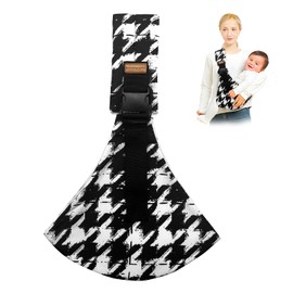 Baby Sling Carrier,Toddler Carrier, 2025 New Baby Sling,Portable and Lightweight Sling,Non-Slip Hip Seat Carrying 10-30lbs(Black and White)