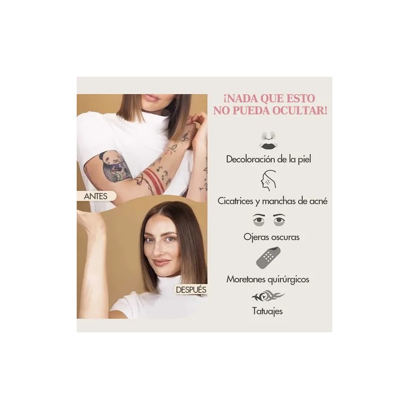 Dermacol Maquillaje Alta Cobertura Original Hipoalergénico