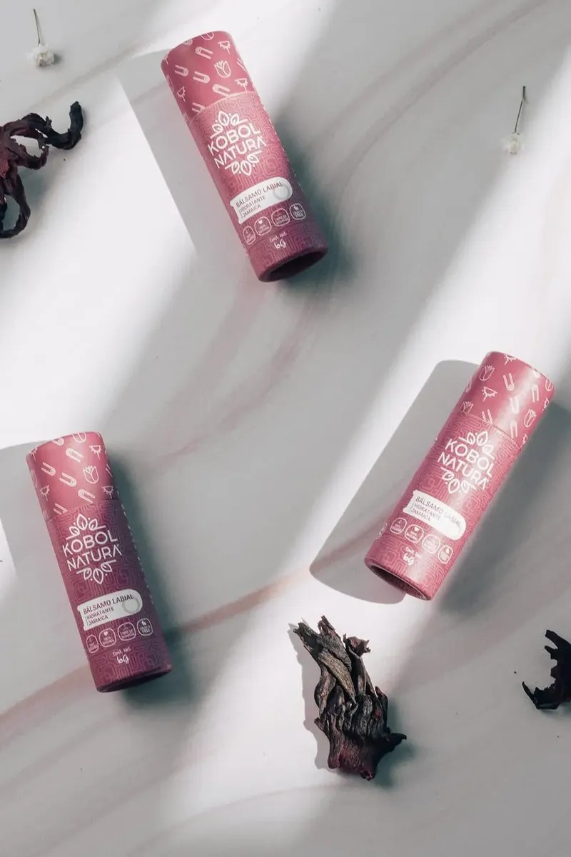 Bálsamo Labial Natural Vegano Karité Y Aceite Coco Kobol
