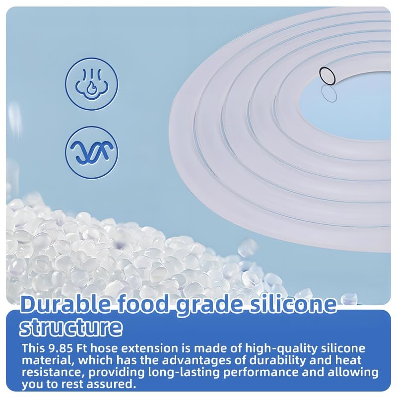 9.85 Ft Ice Maker Drain Hose Extension for Opal Nugget