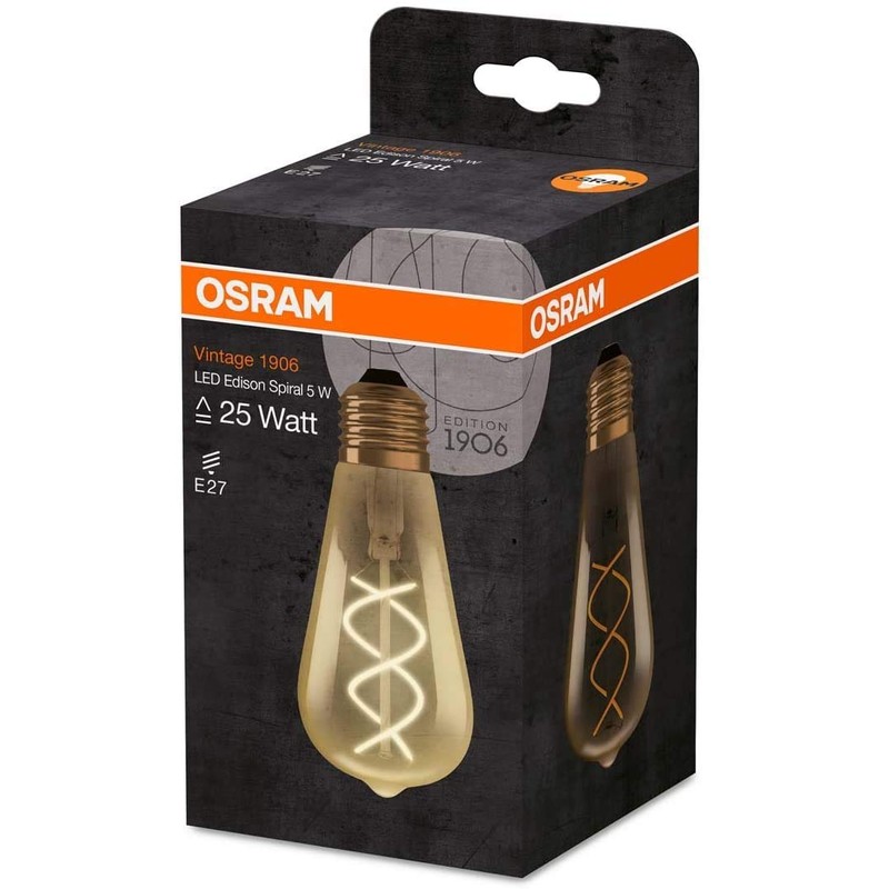 Osram Osram LED Vintage 1906 Lampe, Sockel E27, Warm White,