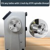 2 Inch Lathe Faceplate with Screw Alloy Steel Woodworking Chuck