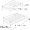 Baoswi 30 Coffee Pod Holder Acrylic, 2 Tiers Design, Clear