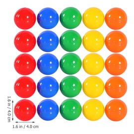 Abaodam 100 Piezas Bola De Patada De Lotería Juguete De Rifa De Entretenimiento Bolas De Rifa Vacias Bolas De Loteria De Colores Juguetes Vacío Billete De Lotería El Plastico Sin Costura