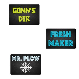 M&M Smartek Card in Credit Card Format in Carbon Look – for the Wallet for Your Snuff Various Designs Berghain Ibiza Mr Plow Freshmaker etc., carbon look