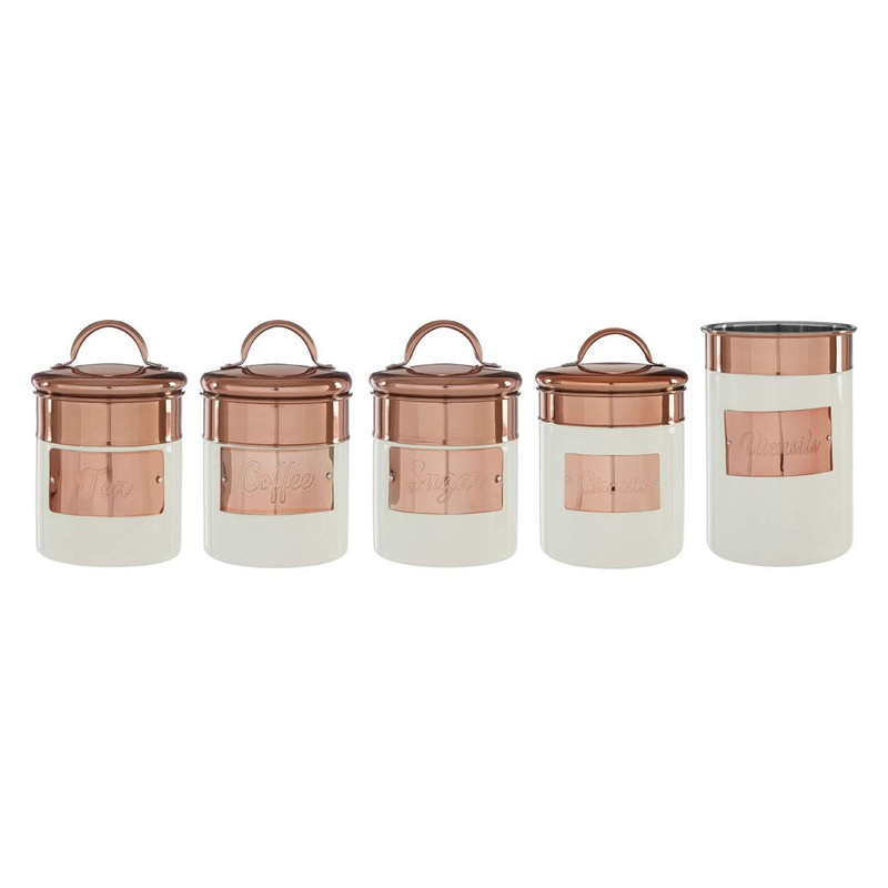 Premier Housewares 507356 Coffee Canister, Stainless Steel