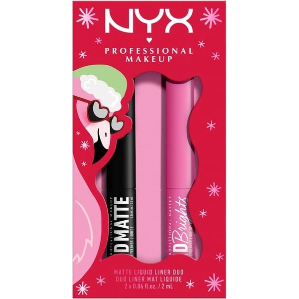 Flamingo Vivid Matte & Brights Liquid Liner Duo