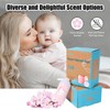 USBOO Disposable Diaper Bags for Baby - Cherry Blossom Scented,