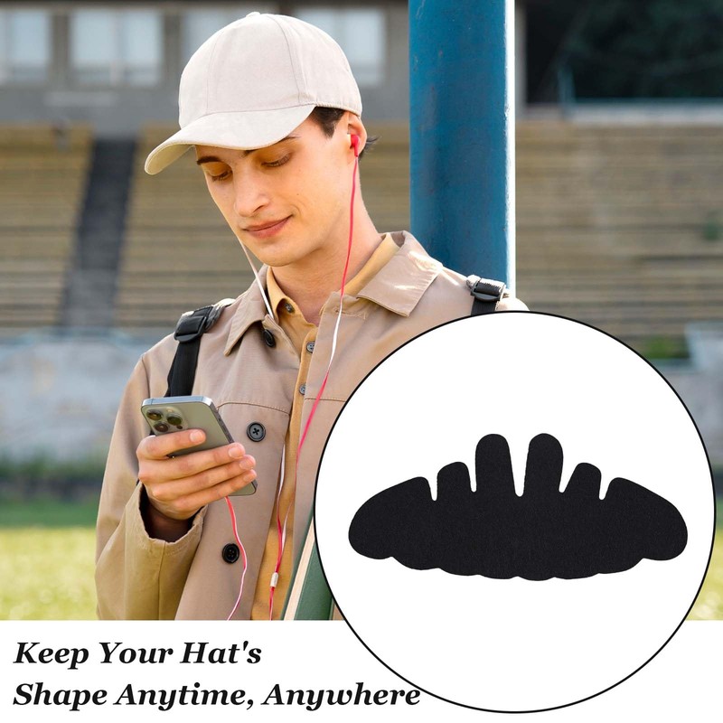 oruola 15pcs Hat Shaper Insert,Cap Shaper,Cap Protector with Unique Cave