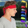 Hiking Jogging Running Fitness Sports Exercise Basic Headband Hair Scarf 03.Blue/ONESIZE 2ea