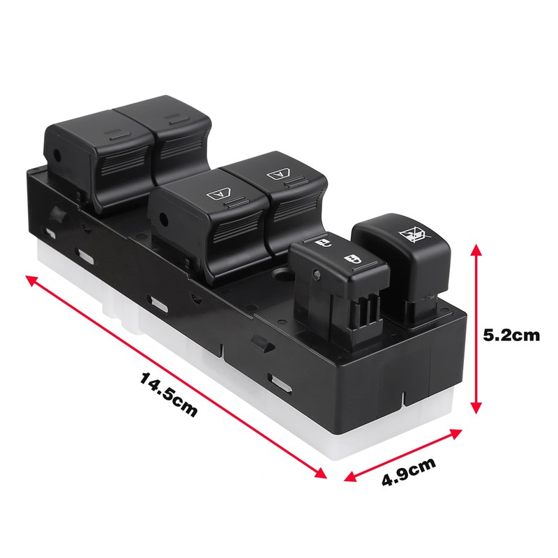 Ftoghe 254011CA6A Driver Side Power Master Window Switch Compatible with