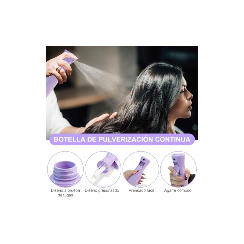 DUAIU Cepillo para Cabello, Juego de 4 Peines para Peinar