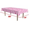 Beistle Pink Ribbon Tablecover Party Accessory (1 Count) (1/Pkg) 54
