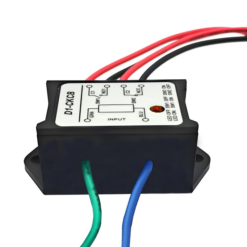 URANT 1NO 1NC 8 Ampere Power Relay Module,12V AC/DC Power