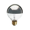 Satco S3862 Medium Light Bulb in Chrome finish, 4.38 inches