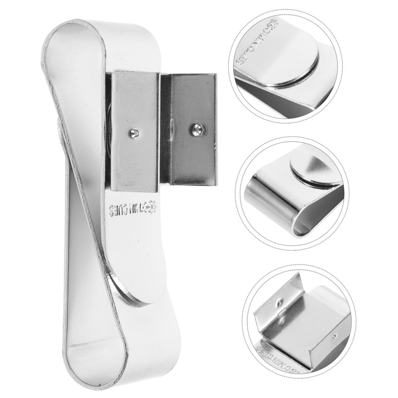 Abaodam Magnetic Pool Chalk Holder Durable Chalk Clamp for Billiard