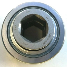 APC Premium CB207DDH AG & Conveyor Bearing 1.0886" Hex Bore 78mm OD Re-lube HD Type