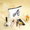 A-Z - Bolsa de cosméticos con combinación de letras bordadas,